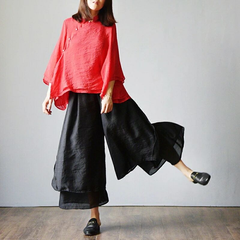 禪意文藝旗袍漢服，家佳樂文學(xué)禪服圖片