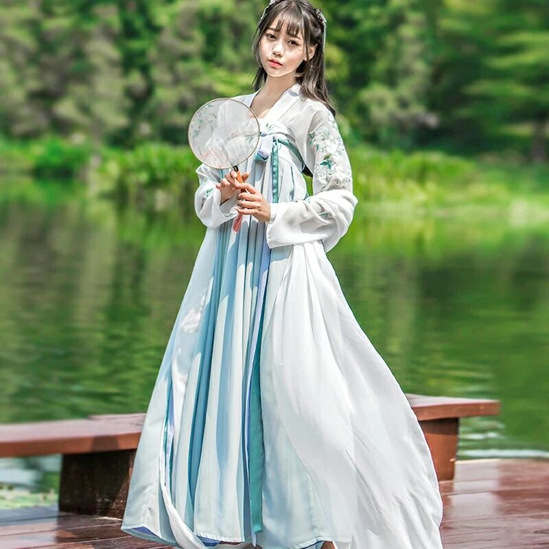 柔和素雅漢服，清新可人漢服圖片