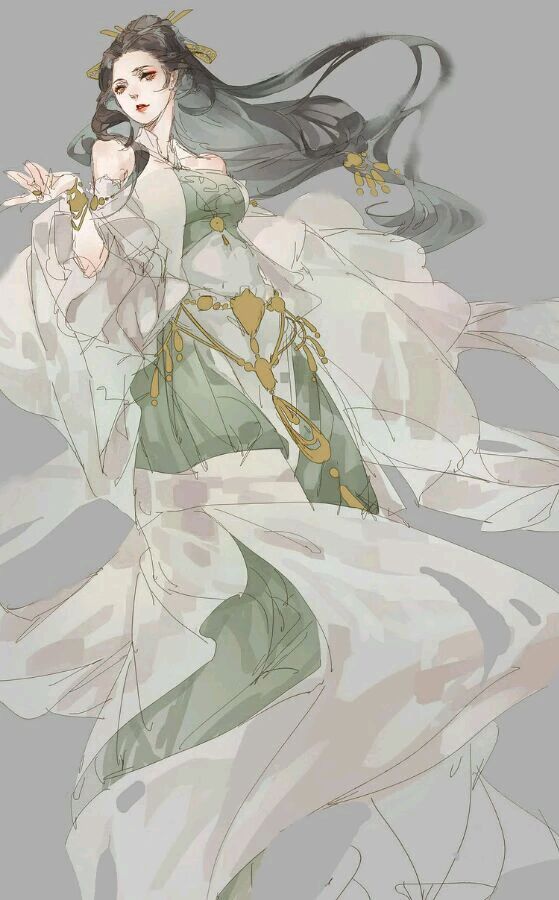 4款唯美古風圖片：孤影成形淚濕衣