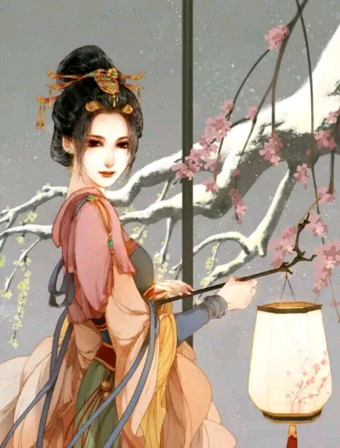 4款唯美古風圖片：孤影成形淚濕衣