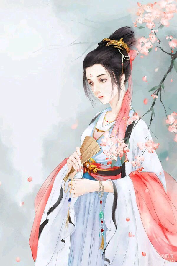 4款唯美古風圖片：琴瑟曲中倦紅妝