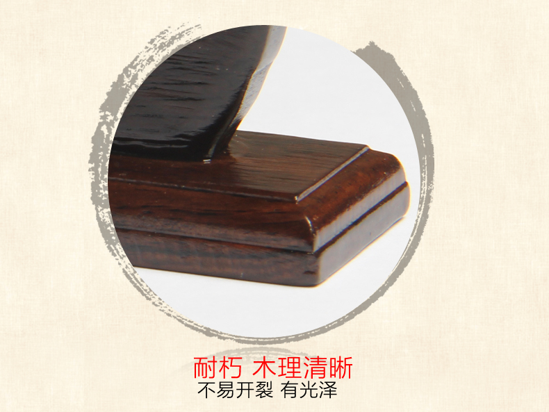 樸拙厚重，黑梓木蝙蝠筆架