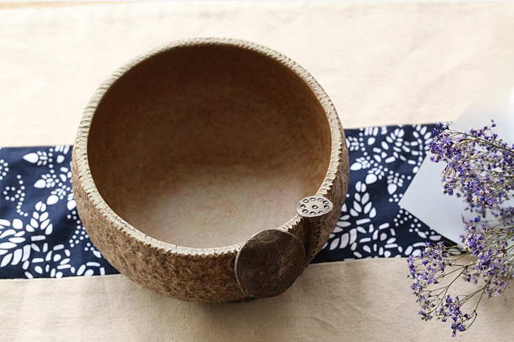 日式陶瓷水盂，可用作茶洗筆洗