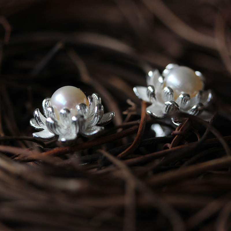 家佳樂文學珍珠耳釘