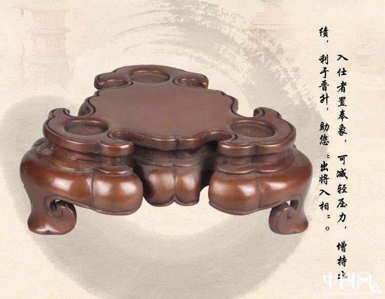 純銅香爐，象首三足香薰?fàn)t紫銅檀香爐