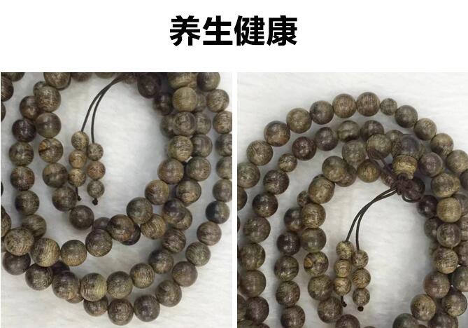 沉香手串，沉水級老料沉香佛珠手串