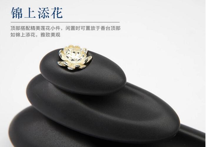 西藏瑪尼堆倒流香爐，創(chuàng)意陶瓷塔香倒流香香爐