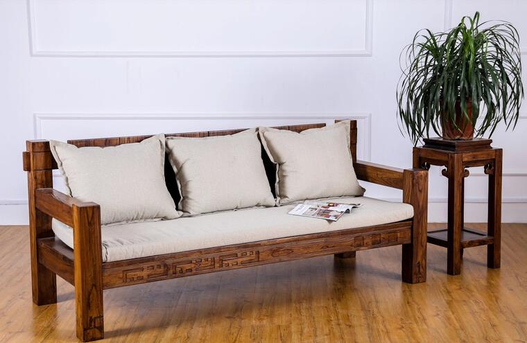 老榆木家具轉角客廳貴妃組合,榆木家具的優(yōu)點