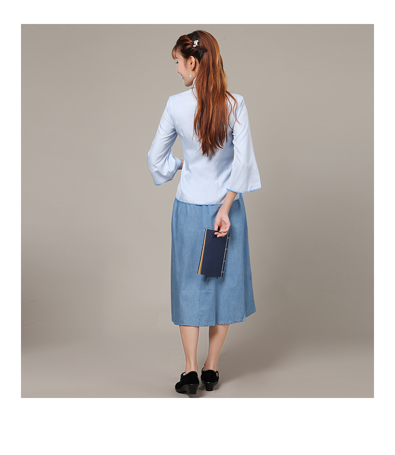 民國(guó)風(fēng)學(xué)生裝女五四青年裝