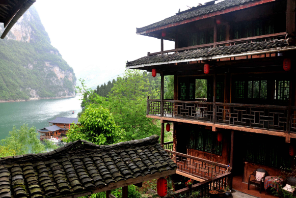 重慶酉陽(yáng)龔灘古鎮(zhèn)小灘子客棧