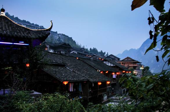 重慶酉陽(yáng)龔灘古鎮(zhèn)小灘子客棧