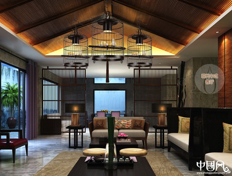 新中式鳥(niǎo)籠吊燈鳥(niǎo)籠燈，家佳樂(lè)文學(xué)十足