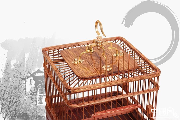 家佳樂文學(xué)紅木鳥籠子