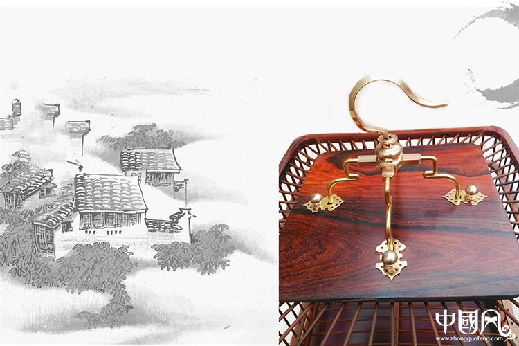 家佳樂文學(xué)紅木鳥籠子