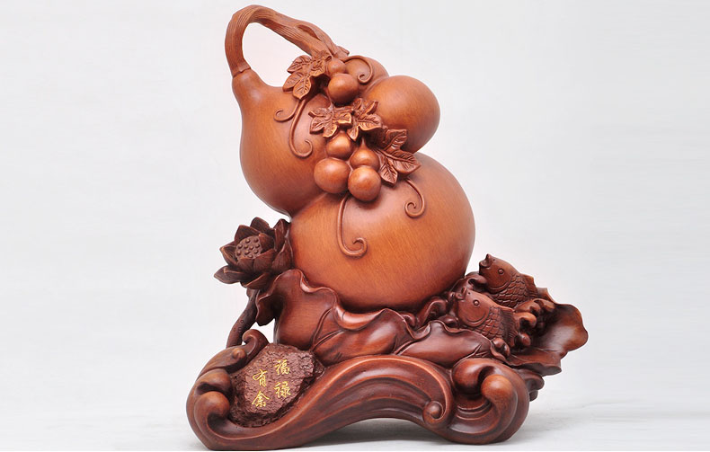 葫蘆擺件辦公室裝飾品招財風水工藝品