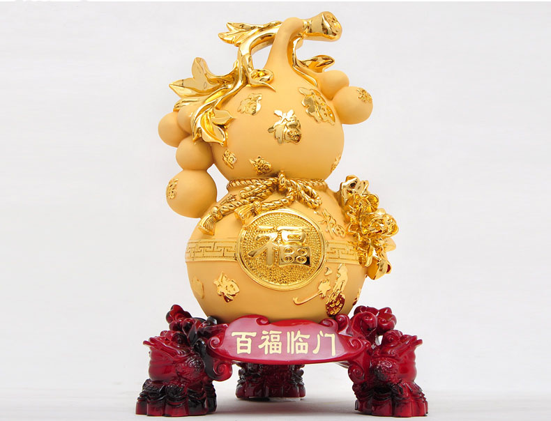 葫蘆擺件辦公室裝飾品招財風水工藝品