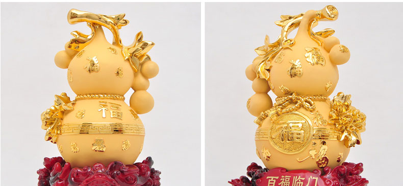 葫蘆擺件辦公室裝飾品招財風水工藝品