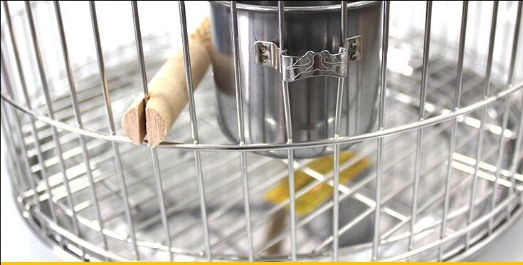 鸚鵡不銹鋼鳥(niǎo)籠掛小型精品