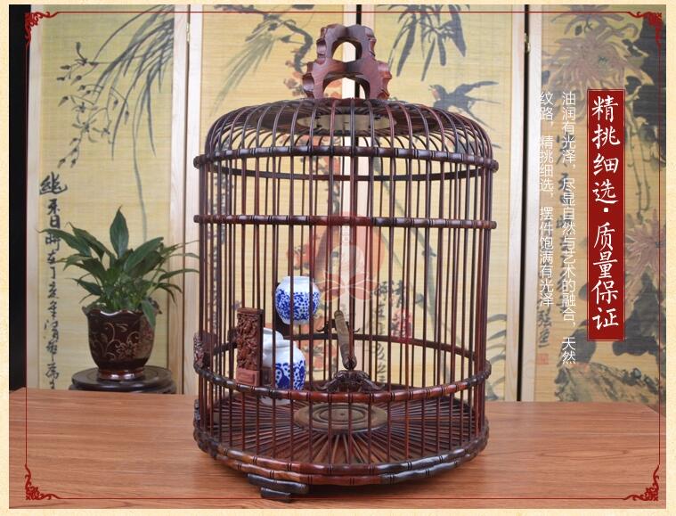 紅酸枝紅木畫(huà)眉鳥(niǎo)籠子