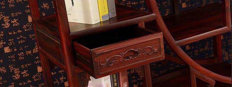 中式仿古實(shí)木博古架紅木家具