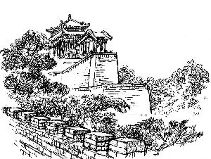 家佳樂(lè)文學(xué)手繪叢臺(tái)亭臺(tái)樓閣