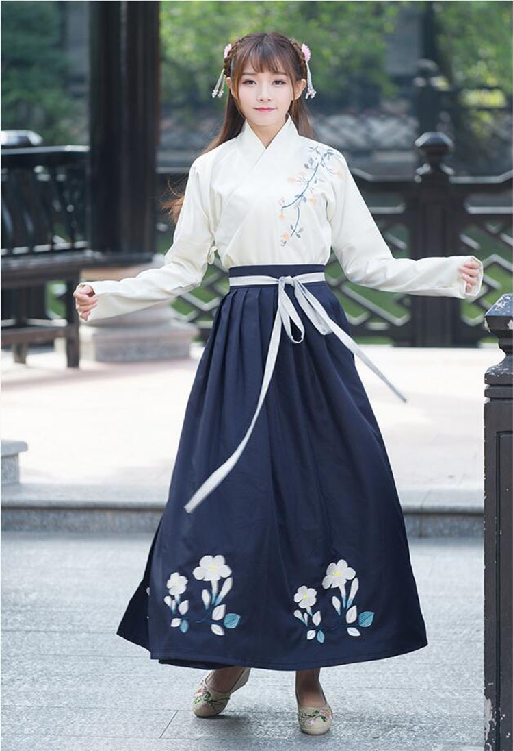 家佳樂文學(xué)女裝改良漢服女古裝