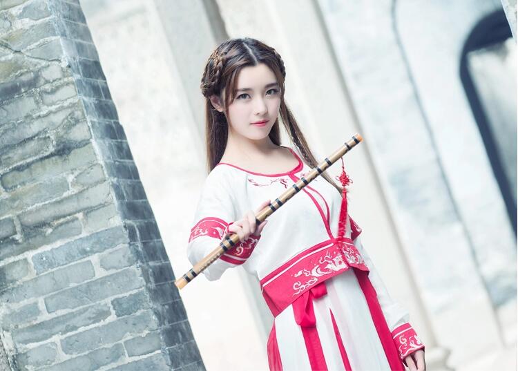 家佳樂(lè)文學(xué)古裝漢元素表演服