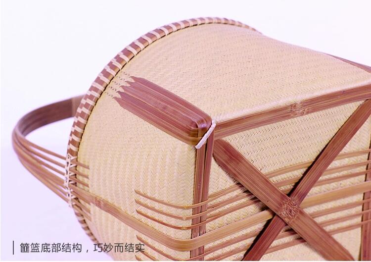 家佳樂(lè)文學(xué)竹編收藏品手工竹籃