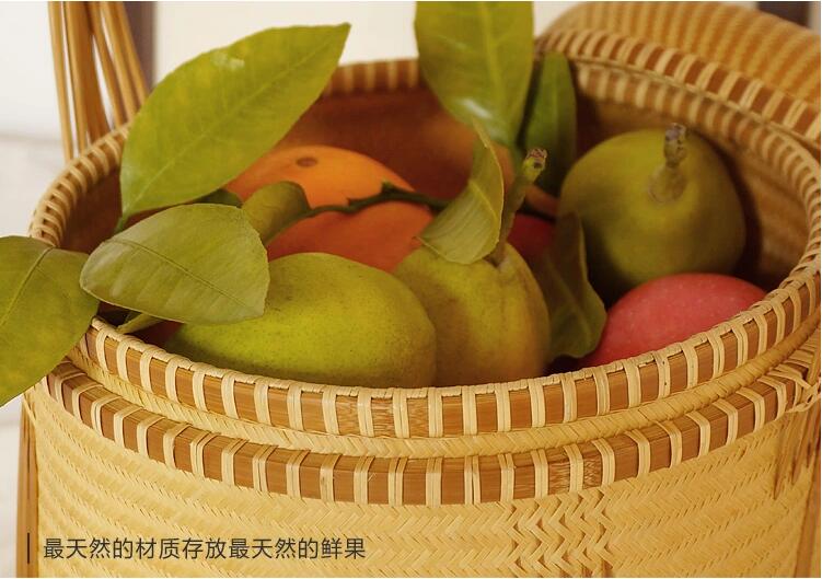 家佳樂(lè)文學(xué)竹編收藏品手工竹籃