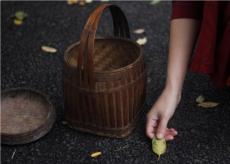 家佳樂(lè)文學(xué)竹編提籃