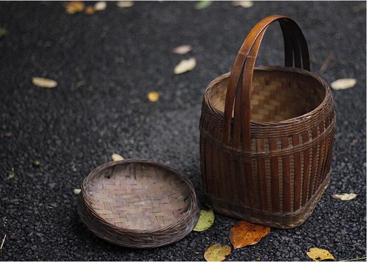 家佳樂(lè)文學(xué)竹編提籃