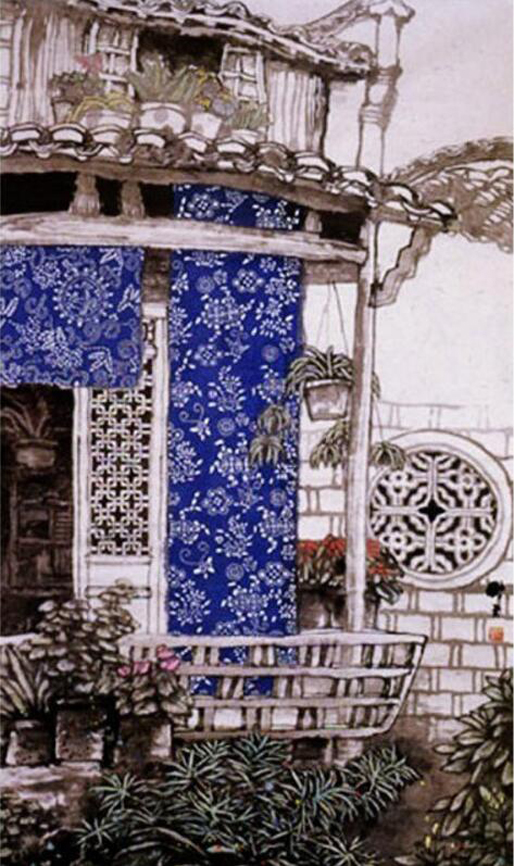 水鄉(xiāng)藍印花布｜曹舒天