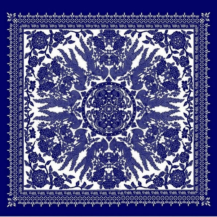 中國經典：藍印花布