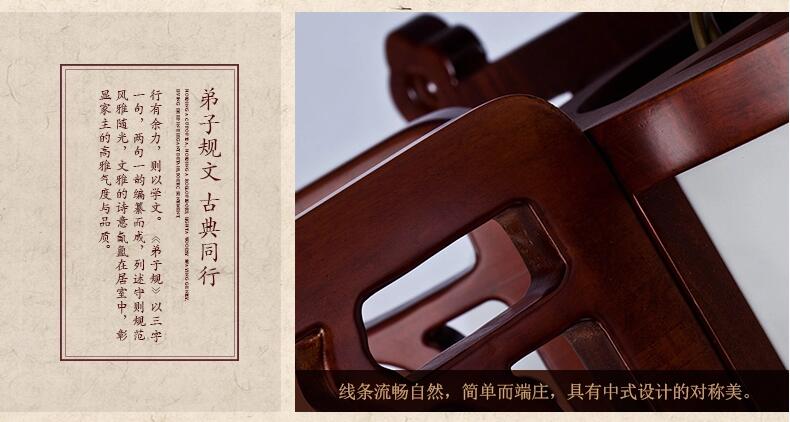 仿古中式實木吸頂燈燈具