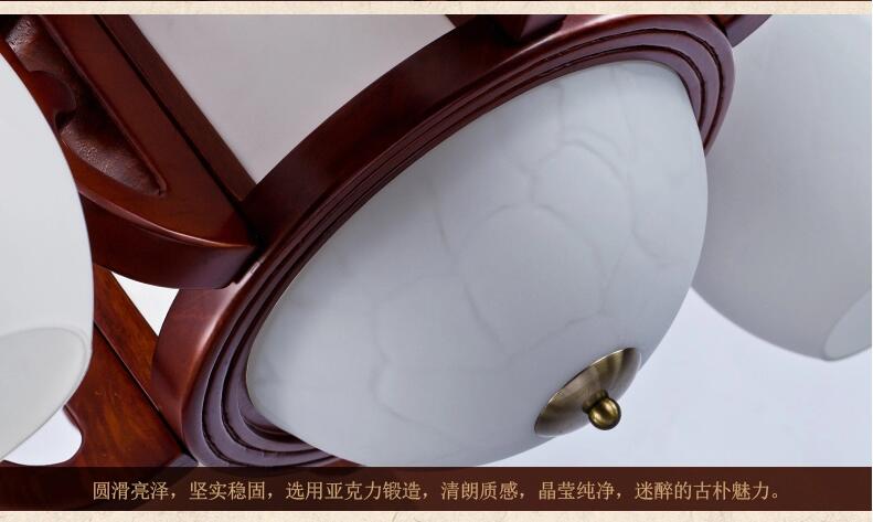 仿古中式實木吸頂燈燈具