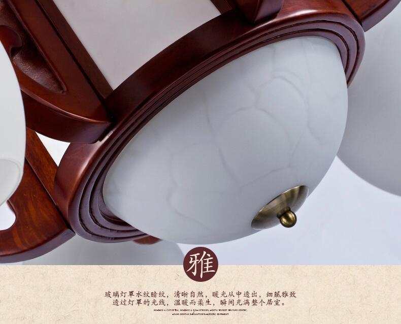 仿古中式實木吸頂燈燈具
