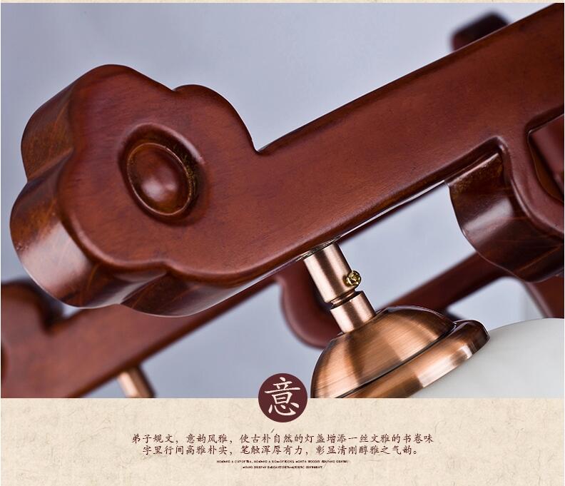 仿古中式實木吸頂燈燈具