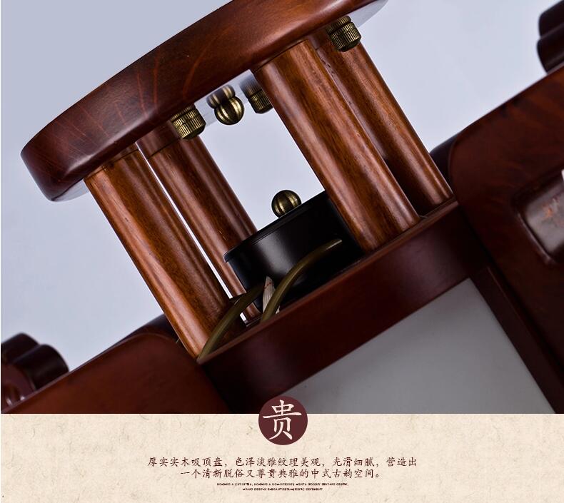 仿古中式實木吸頂燈燈具