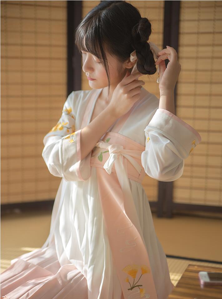 秋風詞一體式連衣裙 漢服