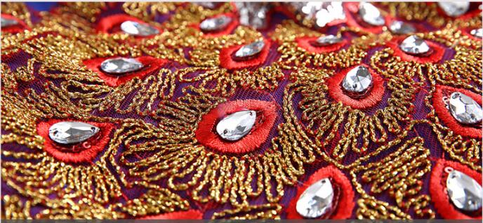 復(fù)古立領(lǐng)性感魚(yú)尾綁帶中式禮服