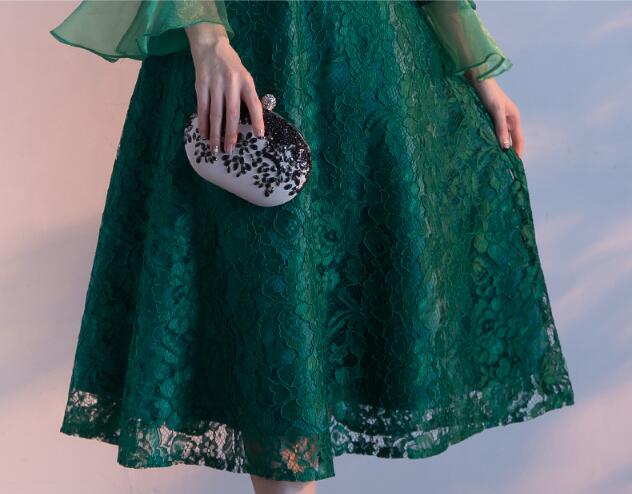 家佳樂文學(xué)盤扣蘇繡印花中式禮服