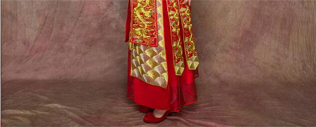 中式新娘服家佳樂文學嫁衣中式禮服圖片