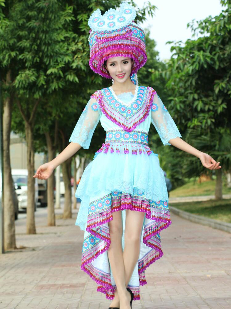 家佳樂(lè)文學(xué)民族服裝苗族服飾