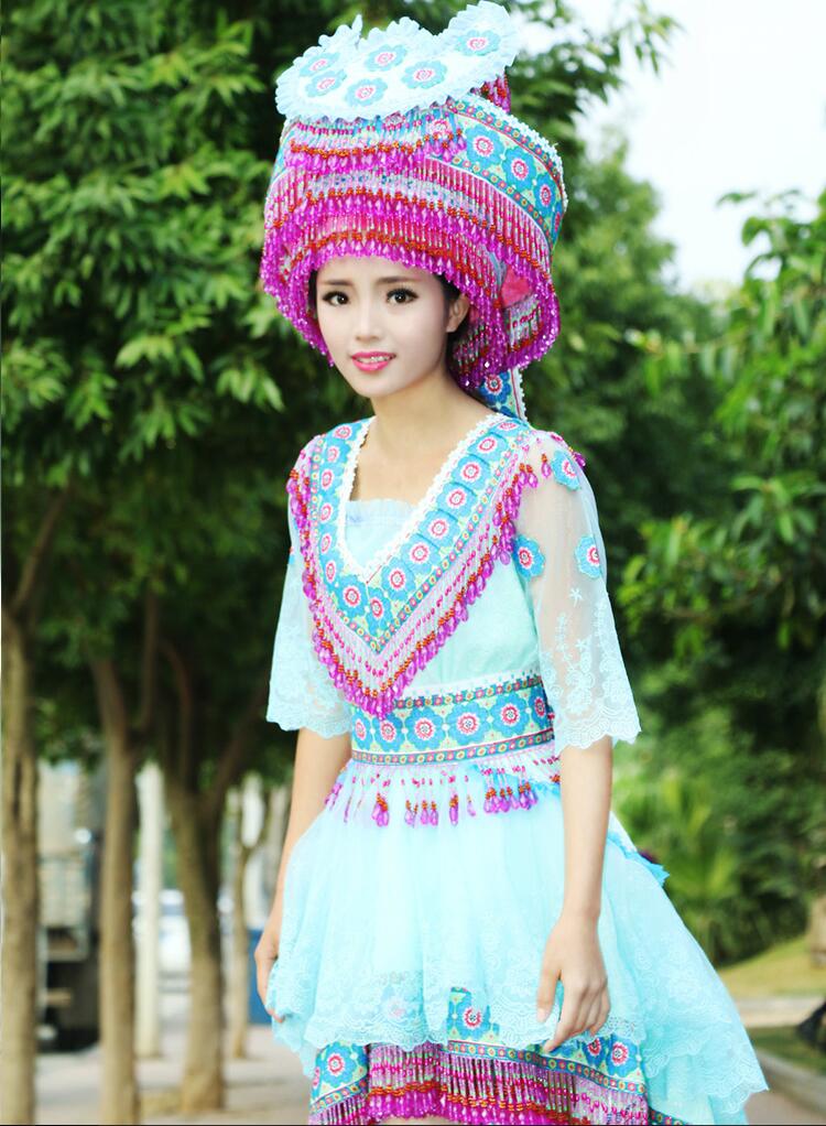 家佳樂(lè)文學(xué)民族服裝苗族服飾