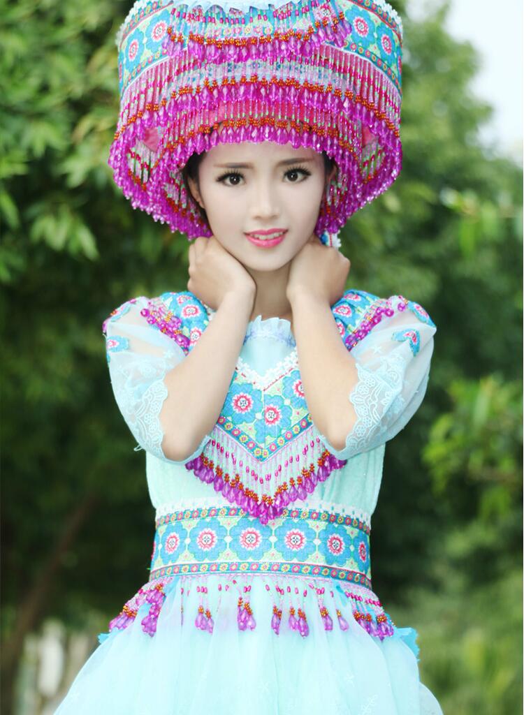 家佳樂(lè)文學(xué)民族服裝苗族服飾