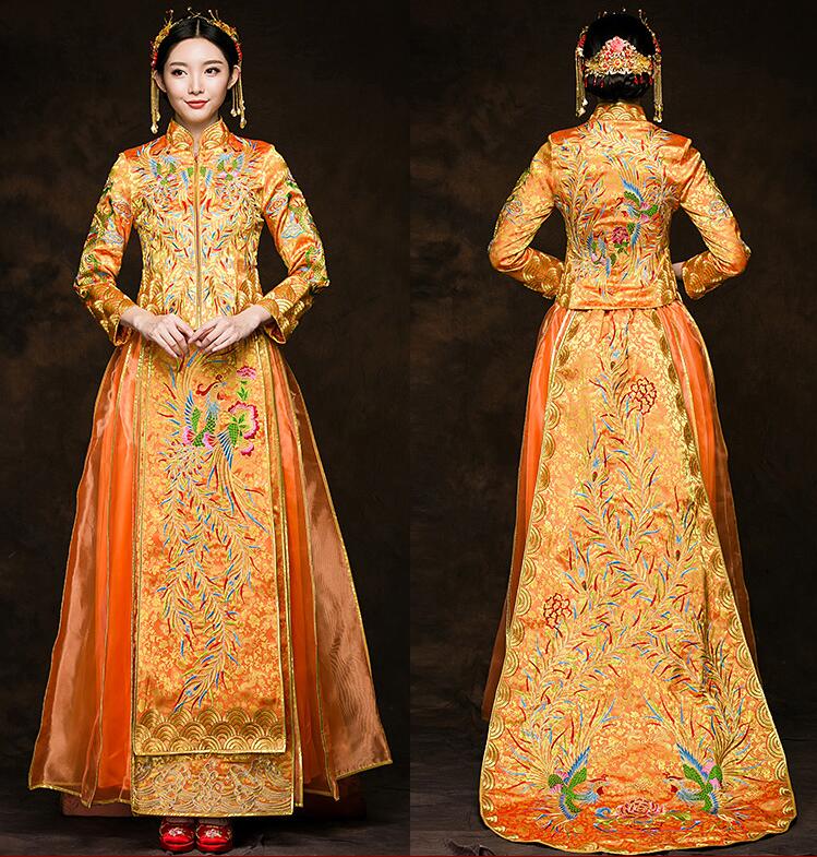 東方韻味秀禾服家佳樂(lè)文學(xué)中式禮服