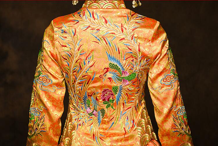 東方韻味秀禾服家佳樂(lè)文學(xué)中式禮服