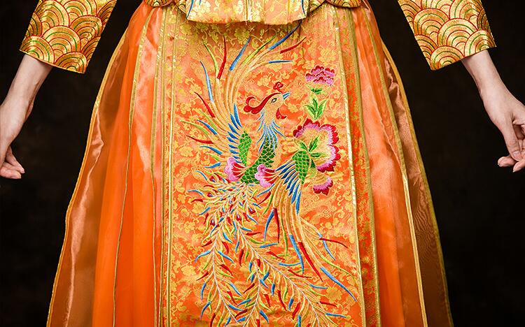 東方韻味秀禾服家佳樂(lè)文學(xué)中式禮服