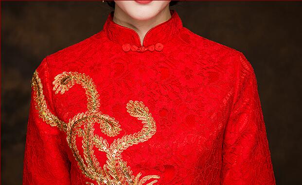 家佳樂文學禮服中式新娘禮服圖片