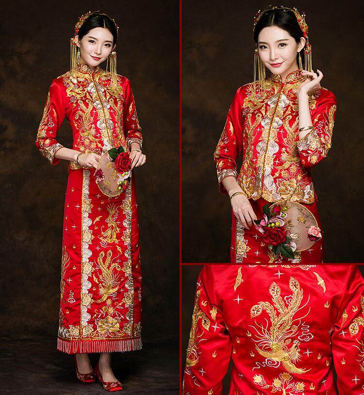龍鳳褂中式新娘禮服家佳樂文學禮服